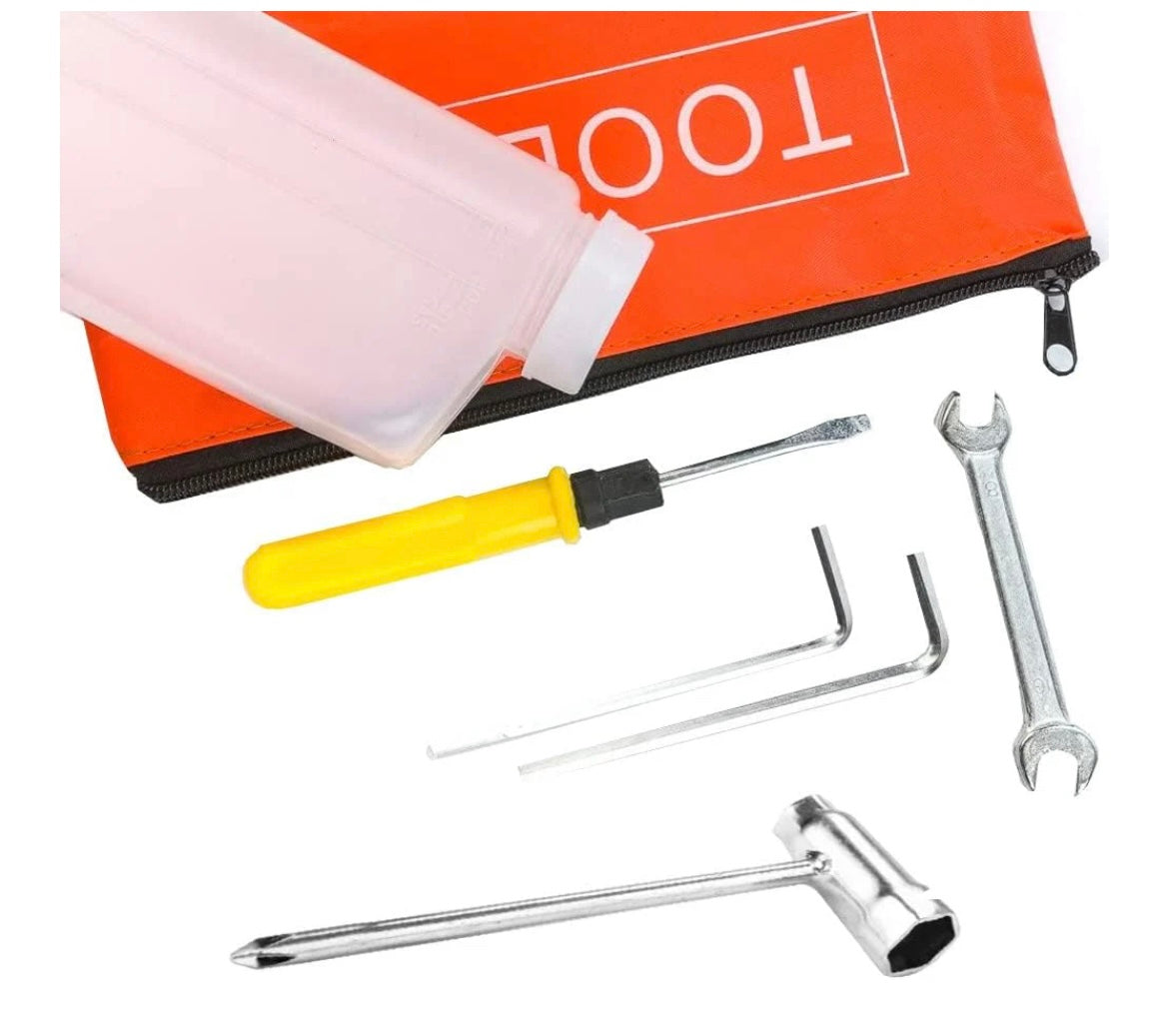 AMC Decespugliatore a Zaino Con Motore a Scoppio Multifunzione 2 in 1 52cc 2 Tempi