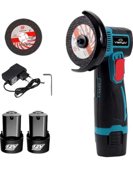 MINI FLEX SMERIGLIATRICE DOPPIA BATTERIA A LITIO 12V DISCO 76 MM FLEX, MOTORE BRUSLESS