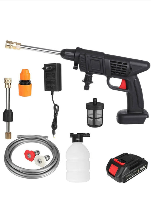 IDROPULITRICE A BATTERIA 24V CON GETTO REGOLABILE