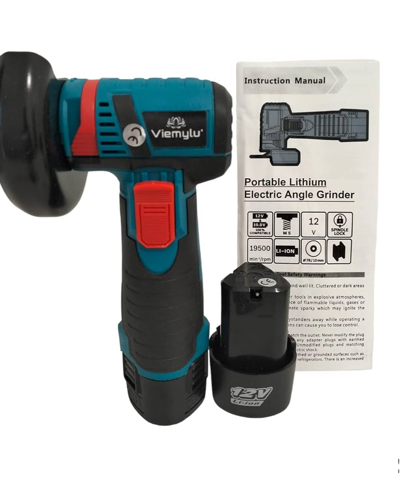 MINI FLEX SMERIGLIATRICE DOPPIA BATTERIA A LITIO 12V DISCO 76 MM FLEX, MOTORE BRUSLESS