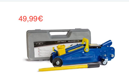 Cric Sollevatore idraulico professionale 2t