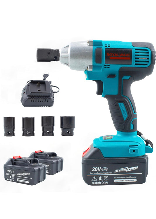 PISTOLA AVVITATORE/SVITA BULLONI 20V PORTATILE A BATTERIA E LED