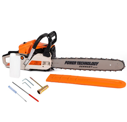 Motosega a scoppio 52cc profondita' lama 50cm professionale per giardinaggio