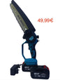 Mini Sega Elettrica a Batteria, Motosega 8 Pollici 400W con 2 Batterie 48v, Valigetta Portatile, Potatura con Olio Automatico Taglio del Legno Rami Giardino