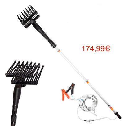 Abbacchiatore e scuotitore elettrico per olive a batteria 12V 400W di potenza