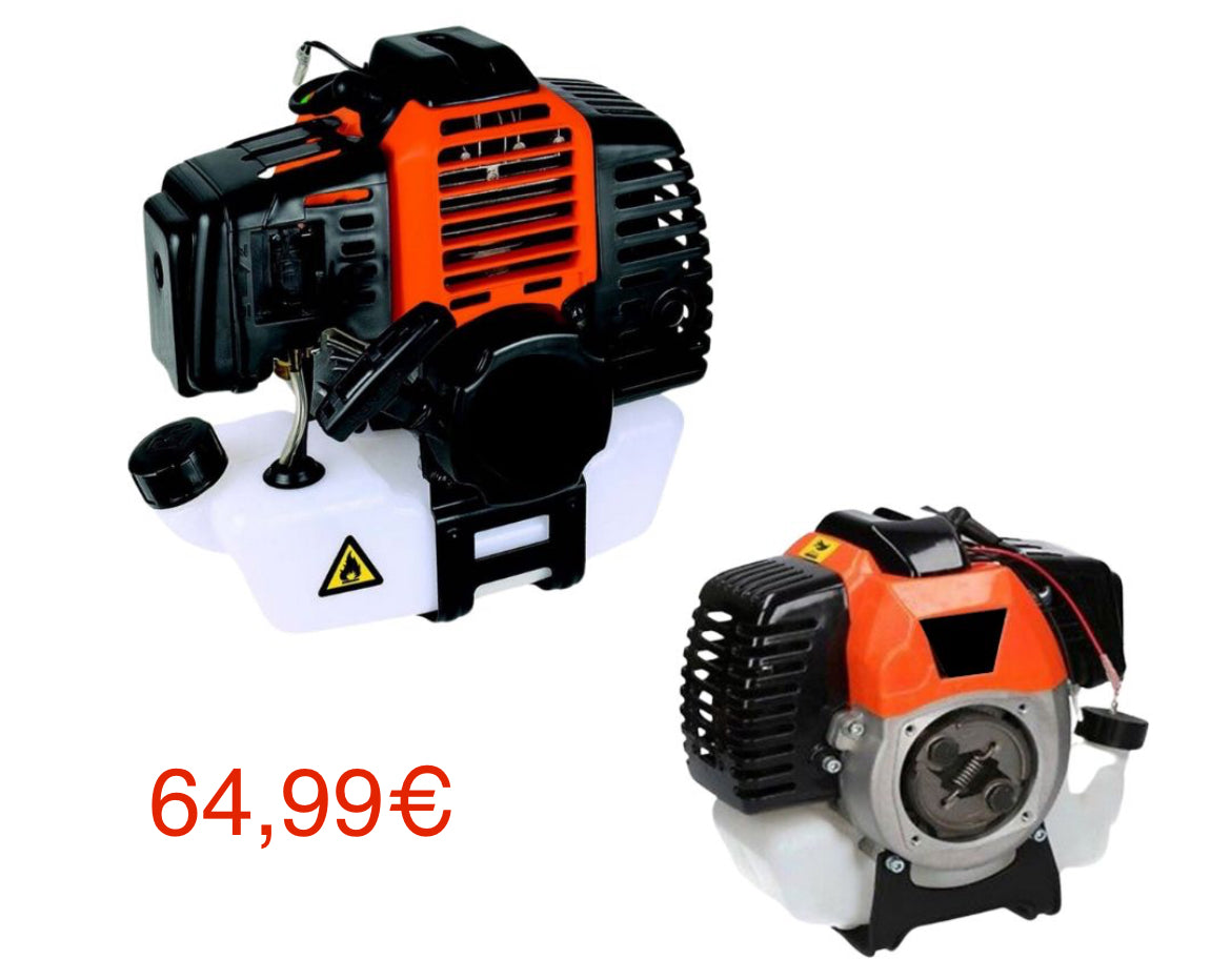 Motore di Ricambio 52 cc per Decespugliatore Rasaerba Tosaerba Potatore e 4 in 1
