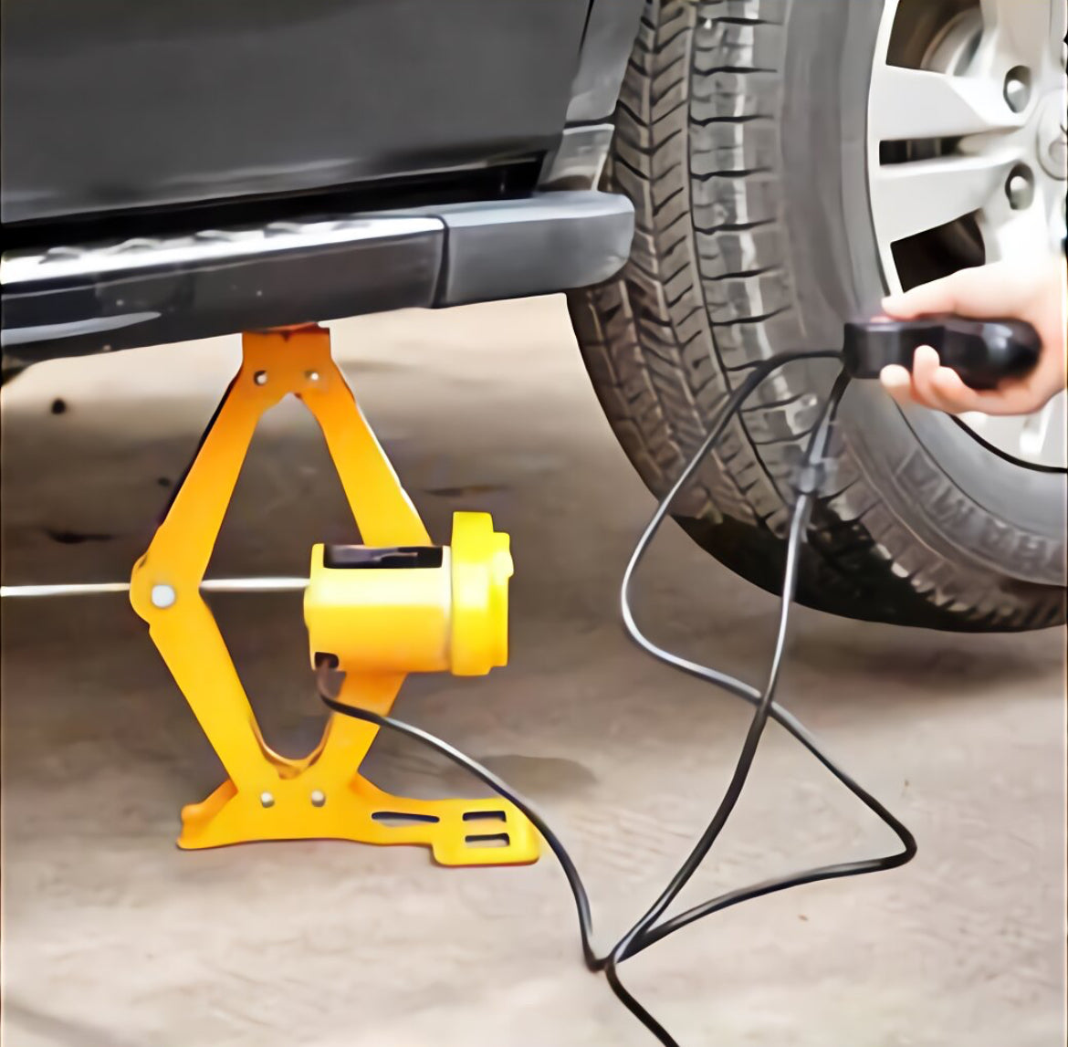 Sollevatore Cric per Auto a batteria 150 W 12 V