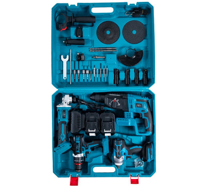 Kit 4 in 1 Avvitatore + Avvitatore a Impulsi + Smerigliatrice + Tassellatore 88V