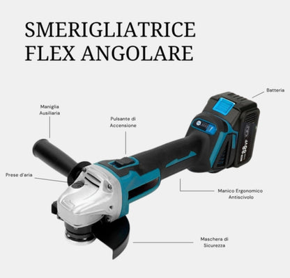 Kit Professionale 3 in 1 Avvitatore + Avvitatore a Impulsi + Smerigliatrice 88V