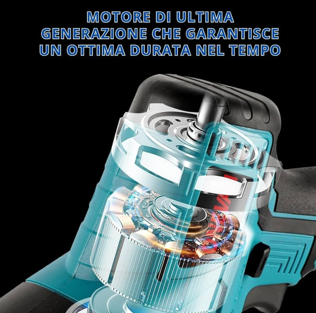 Sega Elettrica per Carne e Ossa Senza Fili, Kit Seghetto Manuale Potente con Luce LED e Scatola di Ricarica, Motore Brushless per Taglio Carni Fresche/Congelate e Ossa di Manzo/Maiale (48V)