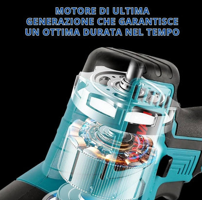 Sega Elettrica per Carne e Ossa Senza Fili, Kit Seghetto Manuale Potente con Luce LED e Scatola di Ricarica, Motore Brushless per Taglio Carni Fresche/Congelate e Ossa di Manzo/Maiale (48V)