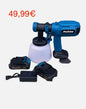 Pistola a Spruzzo Batteria 48V Cordless Professionale Vernice 800ml + 2 Batterie