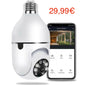 Telecamera Bulbo WiFi 360° 1080p Lampadina Visione Notturna Colori App