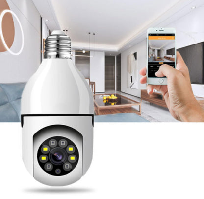 Telecamera Bulbo WiFi 360° 1080p Lampadina Visione Notturna Colori App