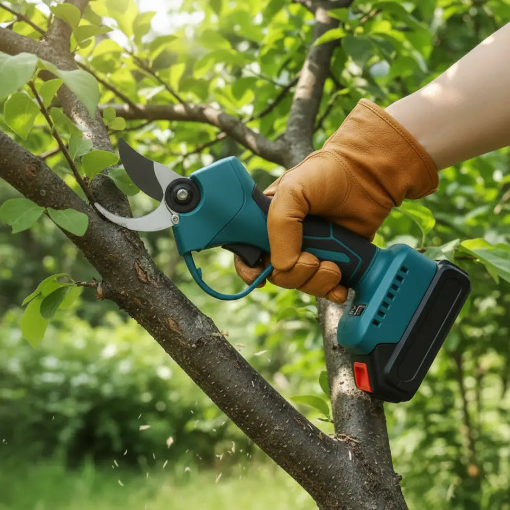 Kit 3in1 Forbici Potatura Elettrica Batteria 48V Asta Telescopica Motosega da 6"