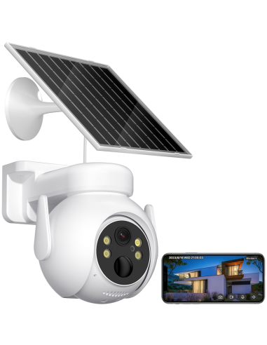 Telecamera Videosorveglianza Ricarica Solare Wi-Fi Sensore e Controllo con APP