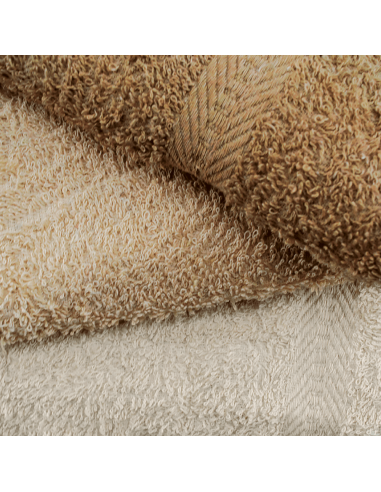 Set Asciugamani da Bagno 3 Viso + Ospite Tinta Unita Vari Colori 100% Cotone