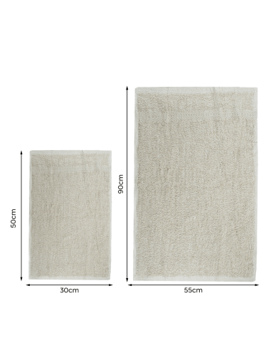 Set Asciugamani da Bagno 3 Viso + Ospite Tinta Unita Vari Colori 100% Cotone